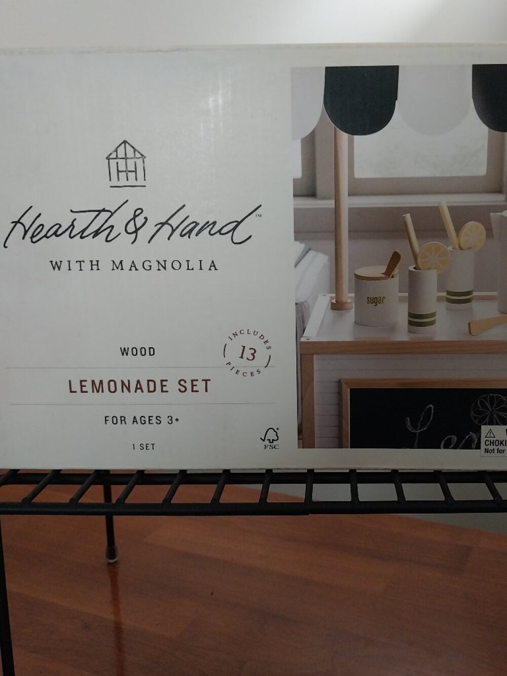 Hearth and Hand with Magnolia wood 13 piece lemonade set